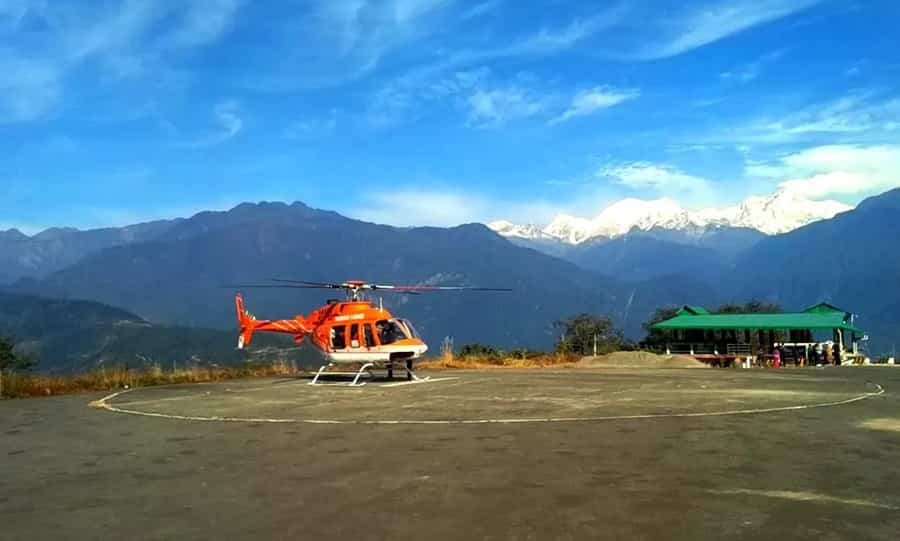 Sikkim Helicopter Ride