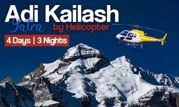 Adi Kailash Yatra by Helicopter with Om Parvat